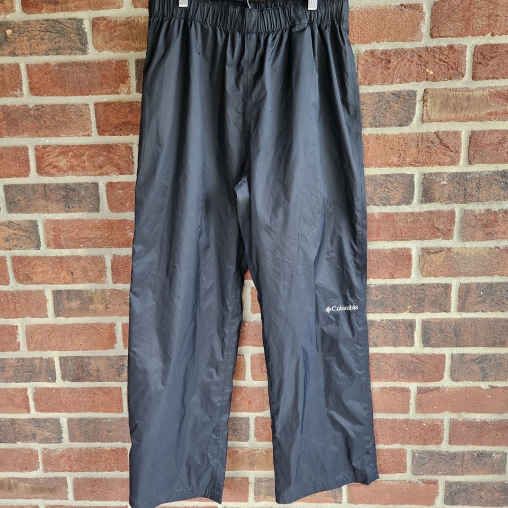 Columbia Men's Size Medium Black Omni-Tech Nylon Pants
